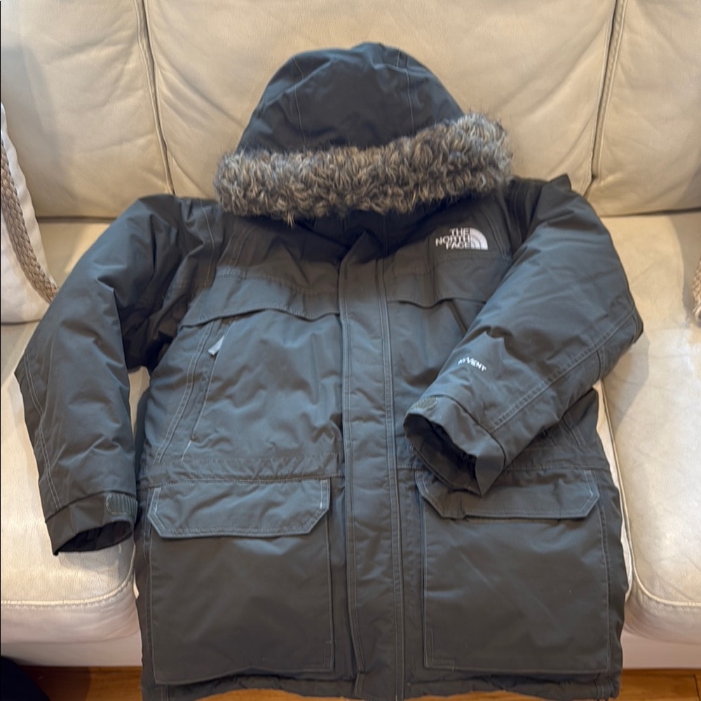 The North Face Kids Army Green Parka